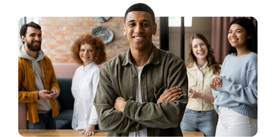 Professional smiling